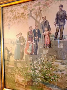 lot 27 image: Gold Framed Vintage Print