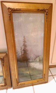 lot 36 image: Trio of Gold Framed Scenic Prints