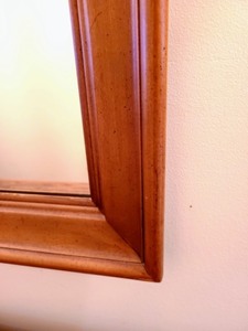 lot 120 image: Large Wooden Mirror