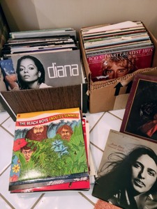 lot 144 image: Large Lot of  Record Albums