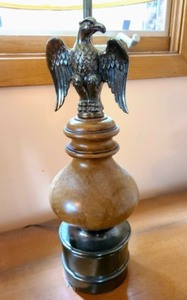 lot 156 image: Eagle Table Lamp