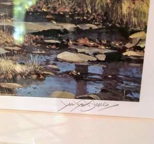 lot 167 image: Framed Duck Print