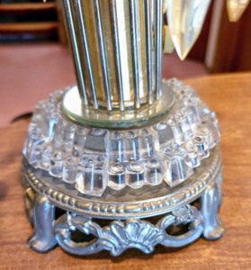 lot 177 image: Pair of Crystal Table Lamps