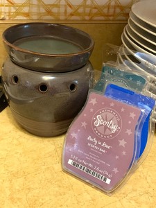 lot 194 image: Scentsy Candle Warm with Wax