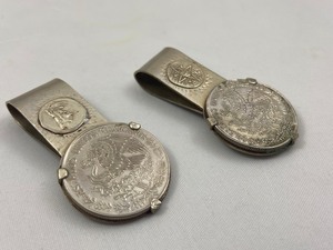 lot 59 image: Pair of Silver Mexican Coin Money Clips