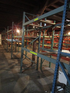 lot 112 image: TEARDROP PALLET RACKING
