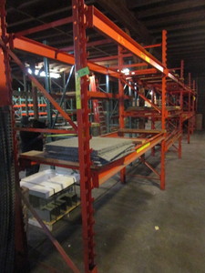 lot 116 image: RACK ENGINEERING PALLET RACKING