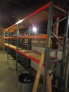 lot 124 image: TEARDROP PALLET RACKING
