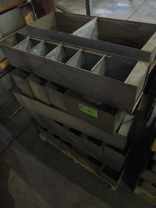 lot 137 image: STEEL STORAGE BINS