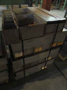lot 138 image: STEEL STORAGE BINS