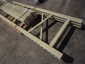 lot 148 image: PALTIER PALLET RACKING BANDED ON A PALLET