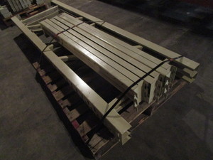 lot 149 image: PALTIER PALLET RACKING BANDED ON A PALLET