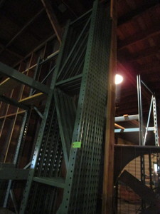 lot 159 image: TEARDROP PALLET RACKING - LOOSE