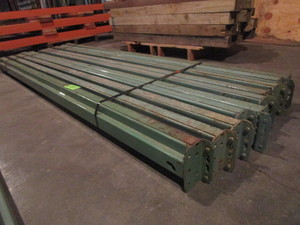 lot 187 image: TEARDROP PALLET RACKING CROSS BEAMS - BANDED