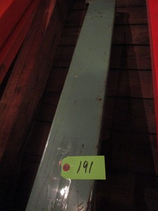 lot 191 image: TEARDROP P ALLET RACKING CROSS BEAM - LOOSE