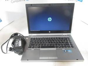 HP Laptop EliteBook 8470p&nbspIntel(R) Core(TM) i5-3360M CPU  2.80GHz&nbsp 8GB RAM128GB HD&nbspIncludes AC Power supply&nbsp