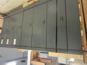 lot 215 image: METAL CABINETS, WITH SIX DRAWERS