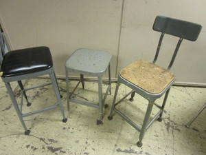 lot 228 image: SHOP STOOLS