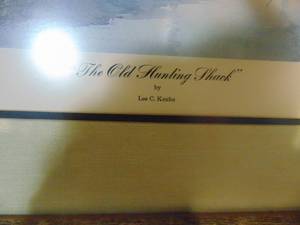 lot 87 image: The Old Hunting Shack Print
