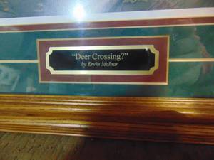 lot 88 image: Deer Crossing Print