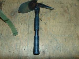 lot 123 image: Hiking Bag and Shovel