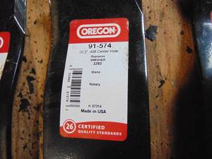 lot 133 image: (6) Oregon Blades
