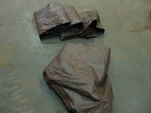 lot 135 image: Brown Tarps