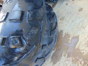 lot 148 image: Set of ATV Tires and Rims