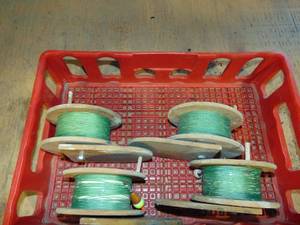 lot 167 image: (4) Rattle Reels With Coca-Cola Crate