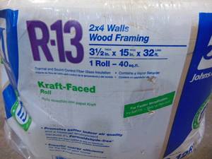 lot 174 image: Roll of R-13 Insulation