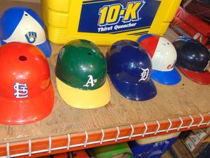lot 181 image: Large Cooler With Collectible Hard Hats