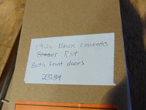 lot 193 image: Colorado RST Door Emblem