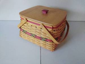 lot 67 image: Longaberger Red Twelve Days of Christmas Basket