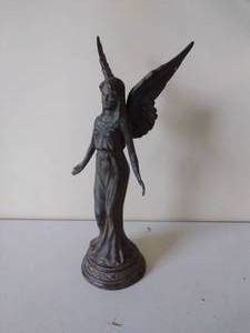 lot 83 image: Metal Angel Statue