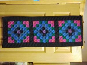 lot 129 image: Quilted Wall Hanging