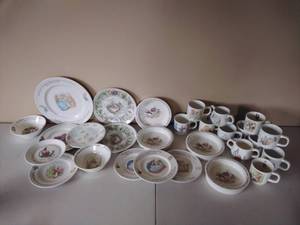 lot 146 image: Twenty-Seven Pieces of Wedgewoods Peter Rabbit China