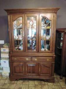 lot 162 image: Pennsylvania House Lighted Curio Cabinet