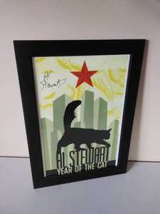 lot 171 image: Signed Al Stewart Artwork
