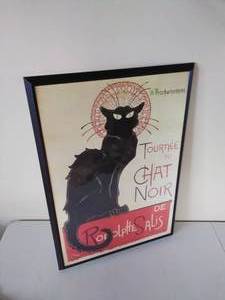 lot 172 image: Framed Tournee du Chat Noir Poster