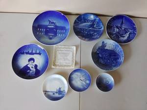 lot 178 image: Eight Miscellaneous Collectible Plates