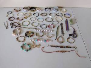 lot 183 image: Large Collection of Fashion Bracelets
