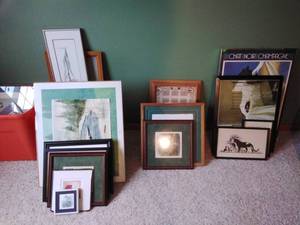 lot 312 image: HUGE Lot of Artwork & Frames