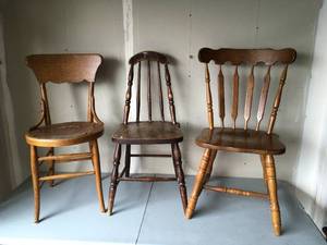 lot 202 image: Lot of Antique Chairs