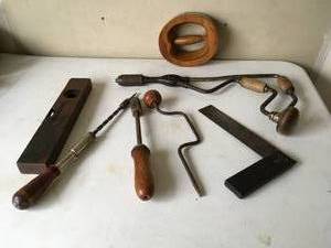 lot 240 image: Collection of Vintage Hand Tools