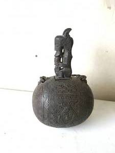 lot 243 image: Old Handmade Foreign Canteen