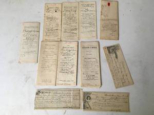 lot 250 image: Lot of Old Quick Claim Deeds and Mortgage Notes