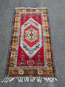 lot 251 image: Handwoven Area Rug