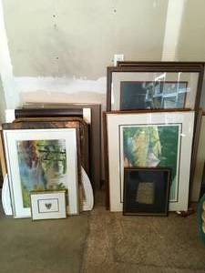 lot 253 image: HUGE Collection of Miscellaneous Framed Art & Art Prints