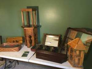 lot 277 image: Lot of Misc. Decor Items and Small Furniture