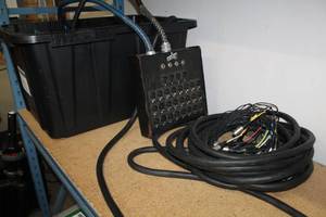 lot 171 image: Rapco 32x4 Channel 100ft. With 25ft. Split Microphone Snake